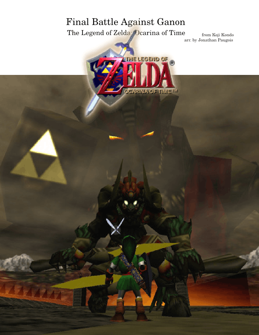 Final Battle Against Ganon The Legend of Zelda Ocarina of Time