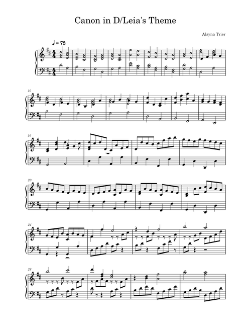 Canon in D major, BWV 1086 – Johann Sebastian Bach Canon_in_D_Leia's_Theme