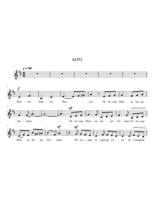 Santos - 11th mass (ALTO)