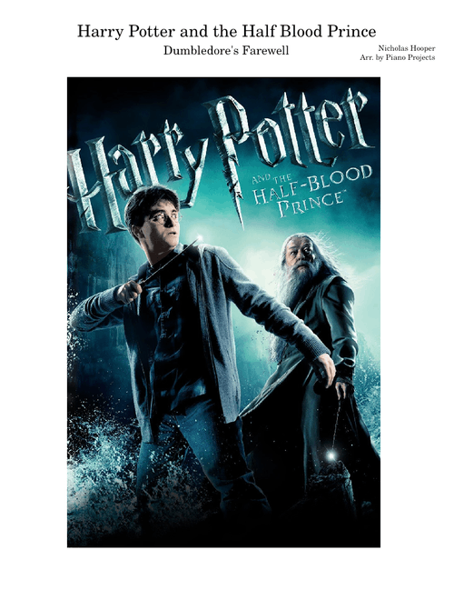 Dumbledore's Farewell, from Harry Potter and the Half Blood Prince (for String Ensemble)