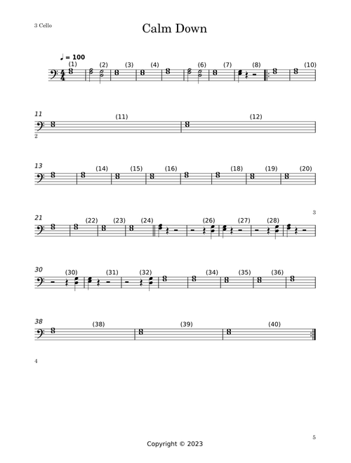 Calm Down (feat. Selena Gomez) – Rema Calm Down-3 Cello