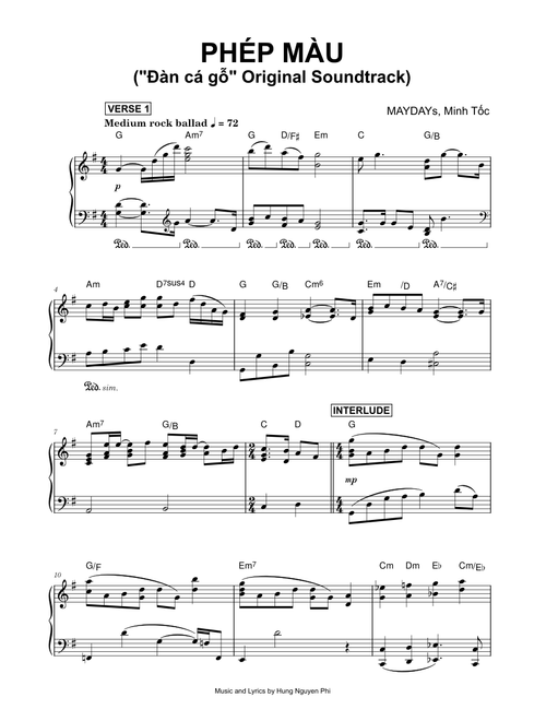 Phép màu (Đàn cá gỗ Original Soundtrack) - MAYDAYs, Minh Tốc (Piano)