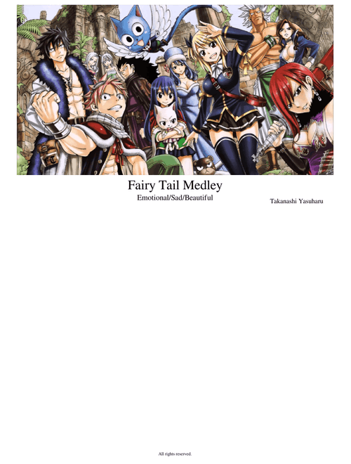 Fairy Tail Medley: Emotional/Sad/Beautiful (10 Songs)