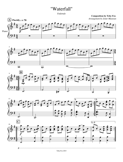 Waterfall - Undertale