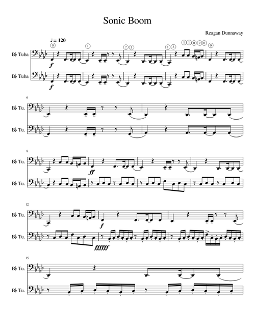 Sonic Boom (Tuba Duet)