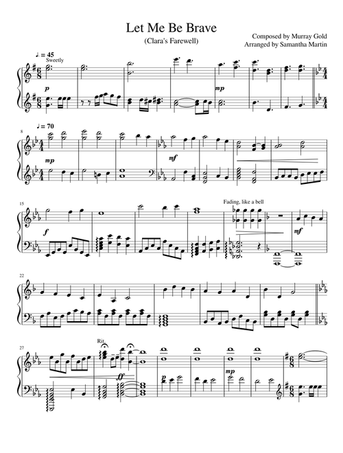 Let Me Be Brave (Clara's Farewell)
