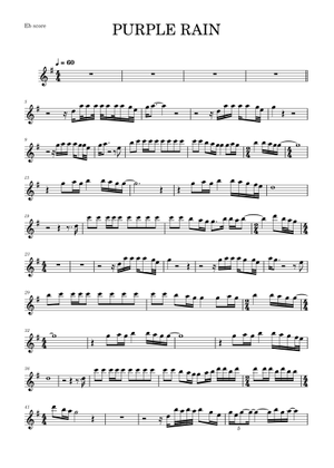 Purple Rain - For Concert Band Sheet Music for Trombone, Euphonium