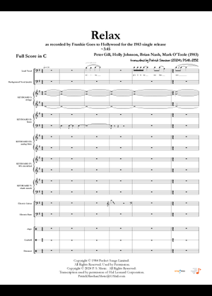 ☆楽譜/フランキーゴーズトゥハリウッド/ベスト/タブ譜/バンドスコア