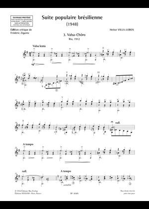Suite populaire bresilienne no 1 mazurka - Heitor Villa-Lobos