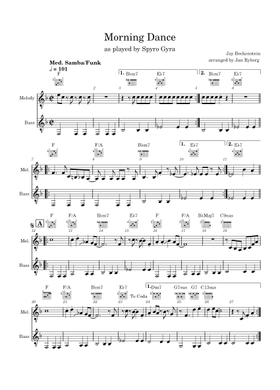 Free Spyro Gyra sheet music | Download PDF or print on MuseScore.com