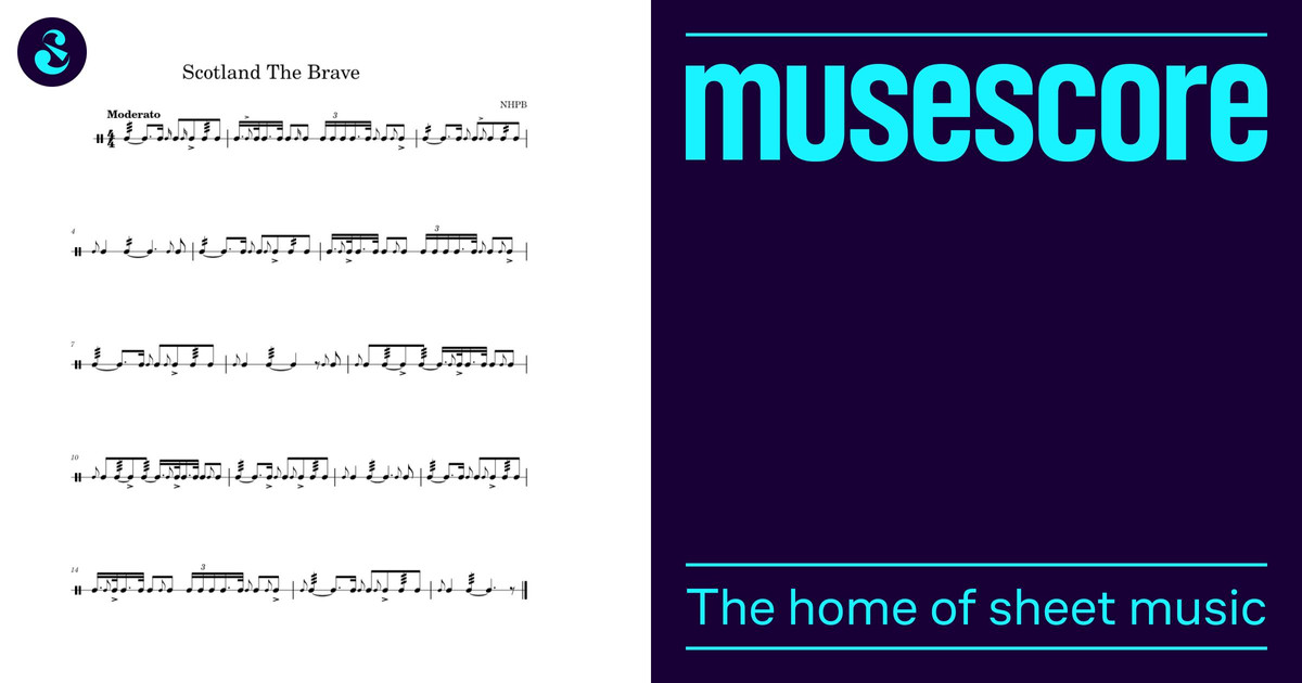 Scotland The Brave Sheet music for Snare drum (Solo)