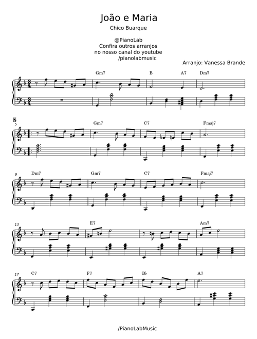 Joao e maria - Chico Buarque