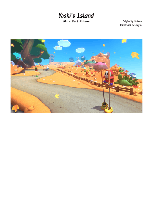 Yoshi's Island - Mario Kart 8 Deluxe