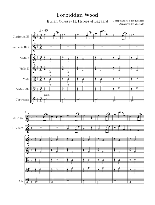 Forbidden Wood - Etrian Odyssey 2 (arr. for String Orchestra)