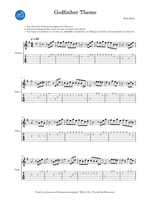 The Godfather (Love Theme) – Nino Rota