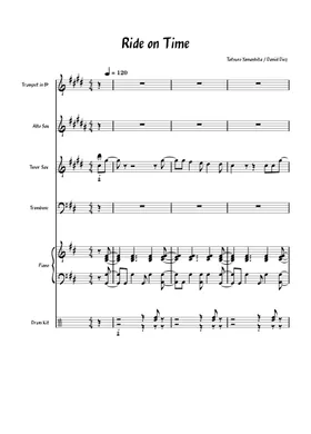 Free Ride On Time by Tatsuro Yamashita sheet music Free Ride On Time by Tatsuro Yamashita sheet music