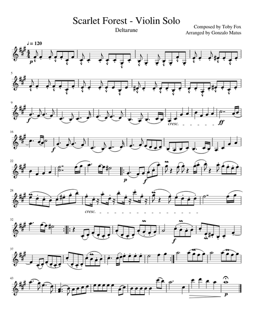 Scarlet Forest - Violin Solo