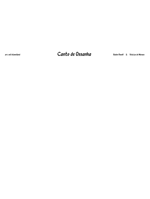 Canto de Ossanha