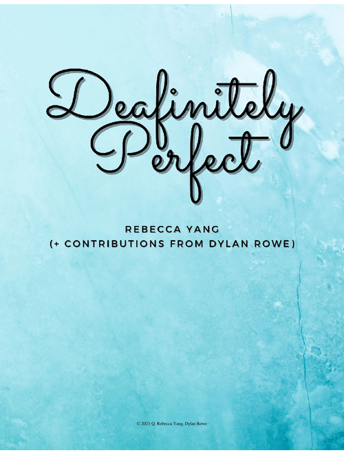 Deafinitely Perfect | I wrote a piece without being able to hear it