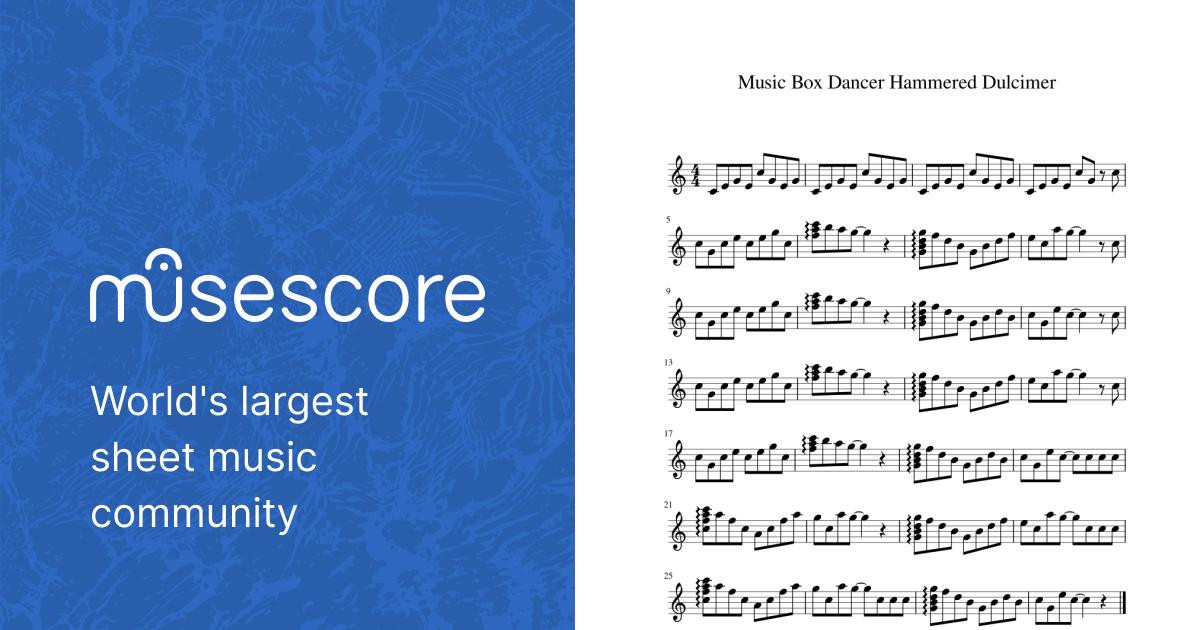 Hammered dulcimer sheet music sales
