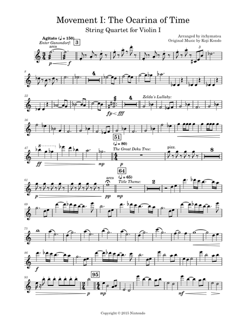 Symphony of the Goddesses – Chad Seiter Symphony of the Goddesses – Chad Seiter (Movement I: Ocarina of Time SQ for Violin I)