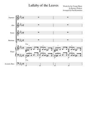 Free Lullaby Of The Leaves by Bernice Petkere sheet music