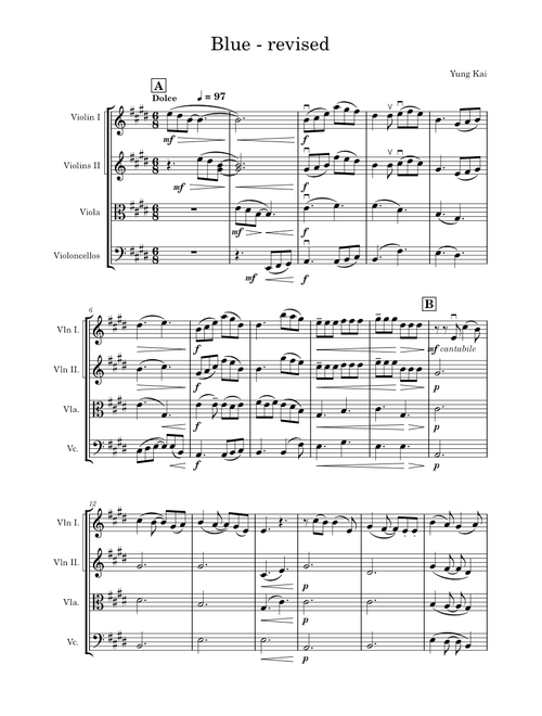 Blue – yung kai (String Orchestra version)