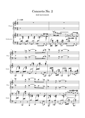 楽譜　カプースチン2nd Concerto for Piano Op.14 Nikolai Kapustin – Piano Concerto № 2, Op. 14 (I: Allegro