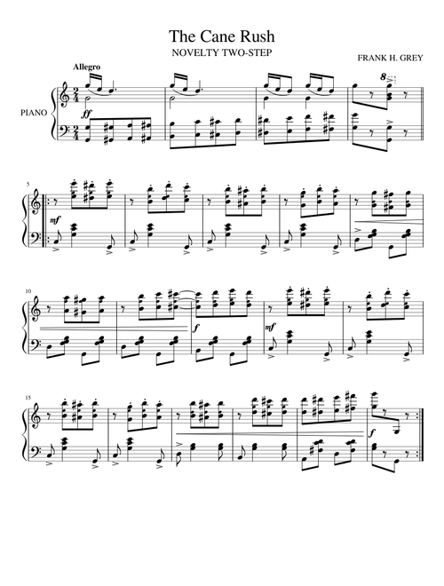 The Cane Rush (1907)