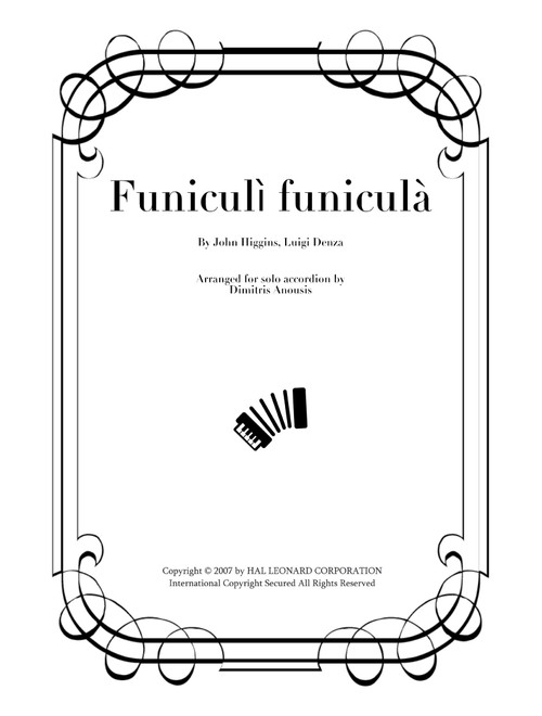 Funiculi Funicula (Arr. Dimitris Anousis) - Luigi Denza, John Higgins (Accordion)
