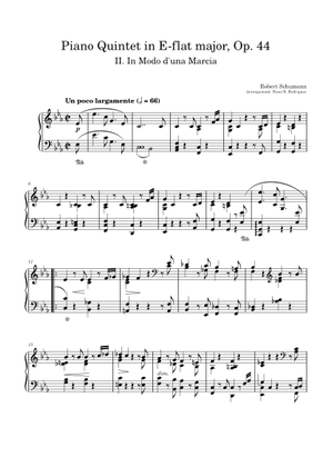 アート・デザイン・音楽 Schumann Klavierquintett Es-dur Opus