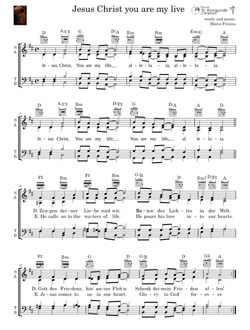 Jesus christ you are my life – Marco Frisina