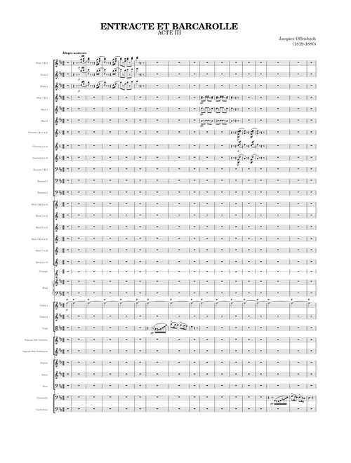 Barcarolle – Jacques Offenbach
