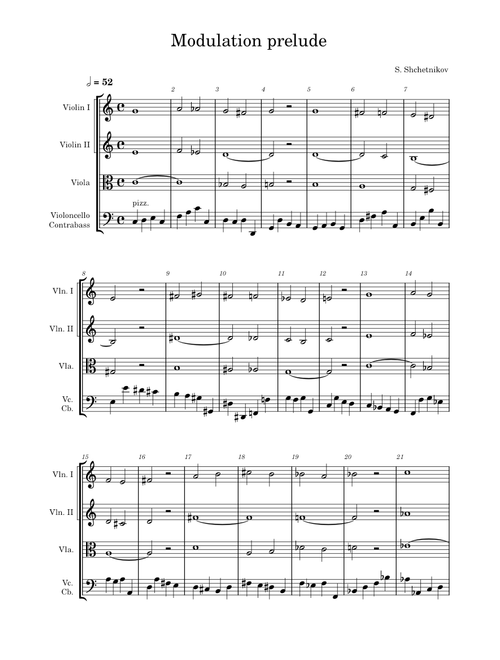 Modulation prelude