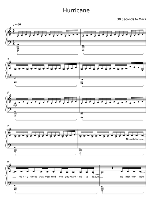 Hurricane - Thirty Seconds To Mars