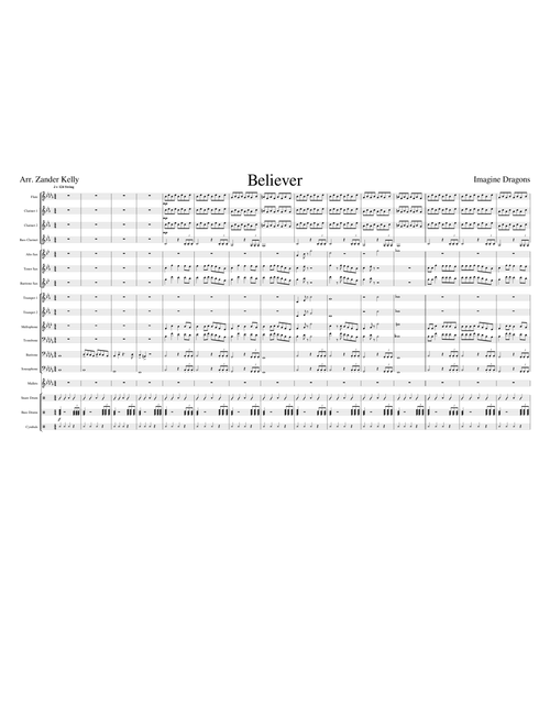 Believer - Imagine Dragons [Marching Band]