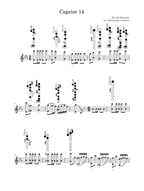 24 Caprices for Solo Violin, Op.1 (N° 14) – Niccolò Paganini