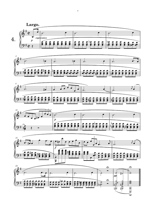 Preludio Op. 28 No. 4 en mi menor – Frédéric Chopin