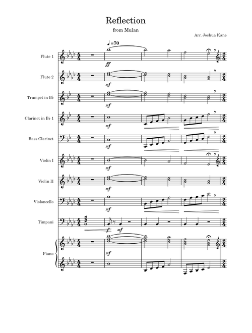 Reflection from Mulan – Matthew Wilder