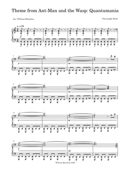 "Theme from Ant-Man and the Wasp: Quantumania" - Christophe Beck