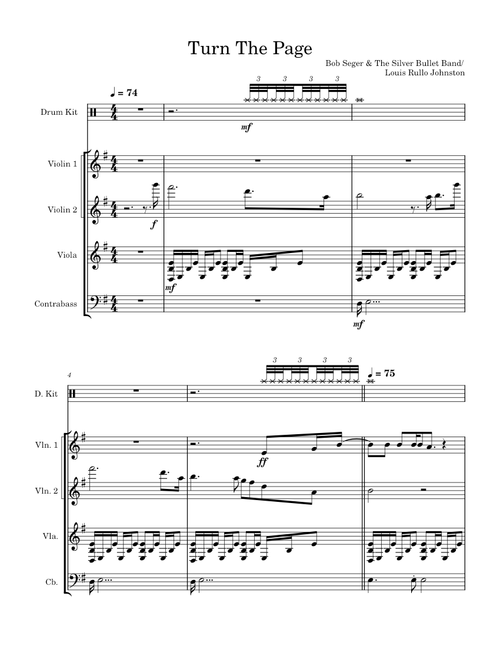 Turn the page – Bob Seger