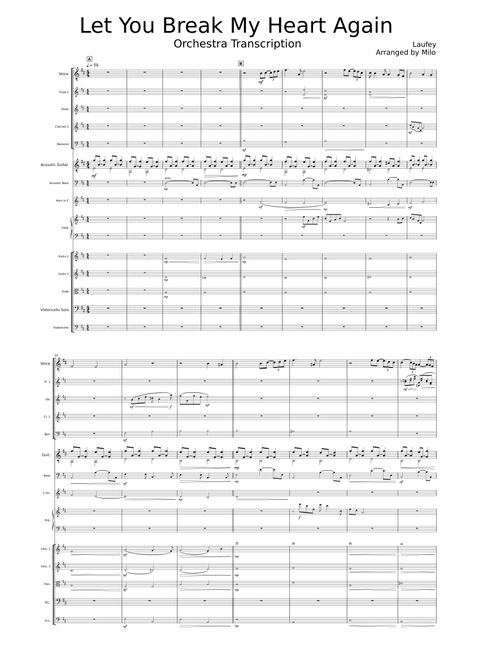 Let You Break My Heart Again – Laufey (Full Length Orchestra Version)