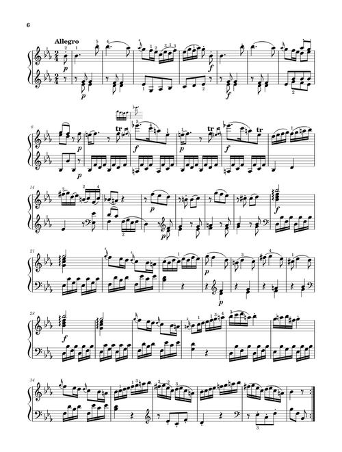 Sonata No. 4, 3rd Movement K. 282