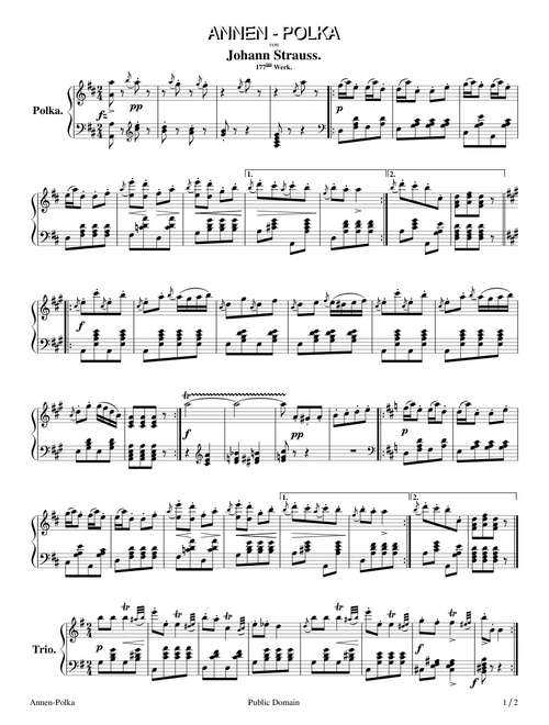 Annen-Polka, Op.117 – Johann Strauss Jr.