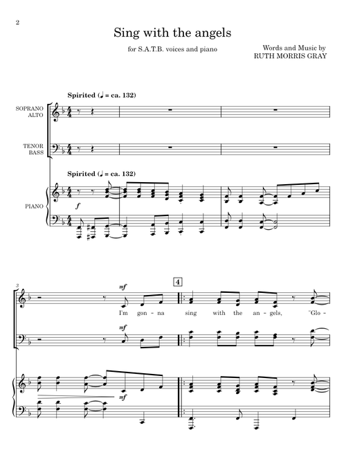 SING WITH THE ANGELS - Ruth Morris Gray