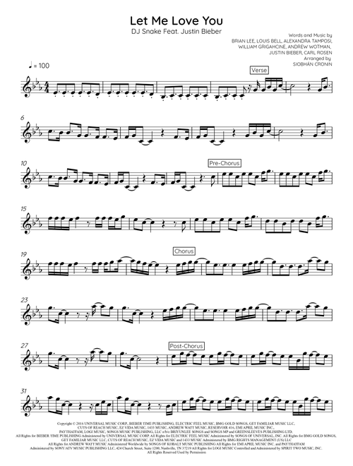 Let Me Love You (Arr. Siobhán Cronin) - DJ Snake Feat. Justin Bieber (Violin Solo)