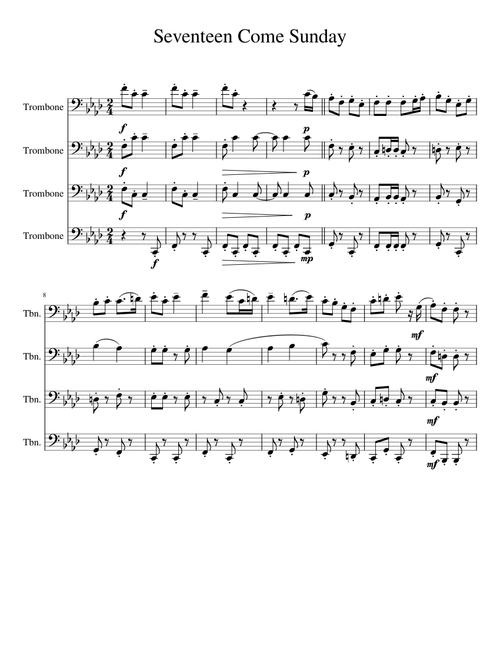 English Folk Song Suite – Ralph Vaughan Williams Seventeen Come Sunday