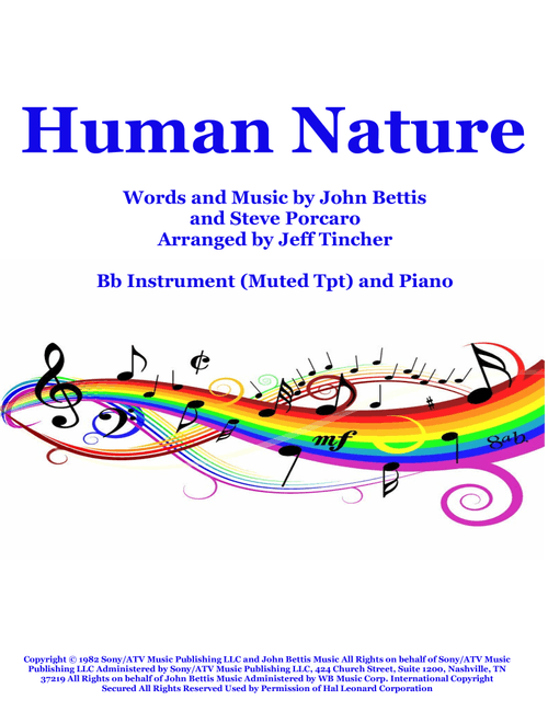 Human Nature (Arr. Jeff Tincher) - Michael Jackson (Trumpet and Piano)