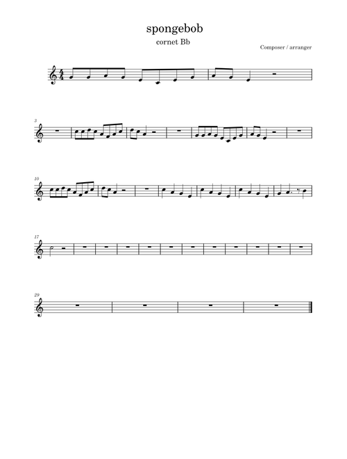 Spongebob squarepants theme – Misc Cartoons