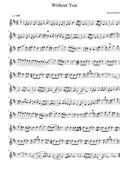 Without You (Arr. Julia Mills) - David Guetta Featuring Usher (Violin Solo)